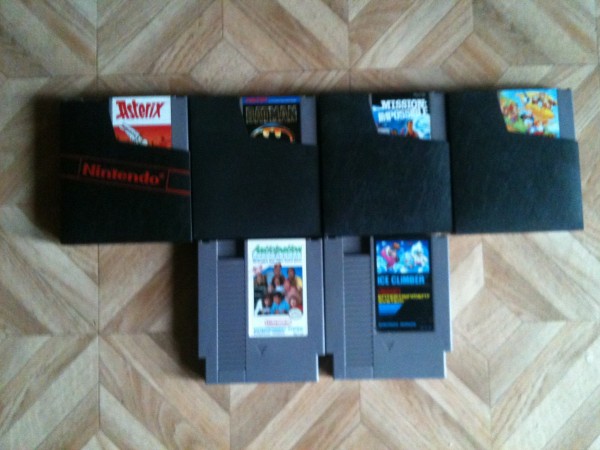 SPIELE 3:<br />Asterix (Lose mit Schutzhülle)<br />Batman (Lose mit Schutzhülle)<br />Ducktales (Lose mit Schutzhülle)<br />Mission Impossible (Lose mit Schutzhülle)<br />Ice Climber (Lose)<br />Anticipation (Lose)